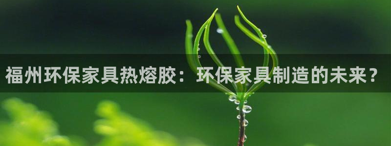 杏耀平台到底能玩吗：福州环保家具热熔胶：环保家具制造的未来？