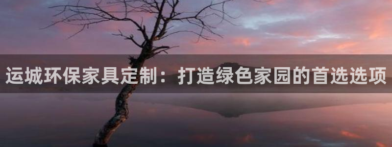 杏耀平台代理注册：运城环保家具定制：打造绿色家园的首选选项