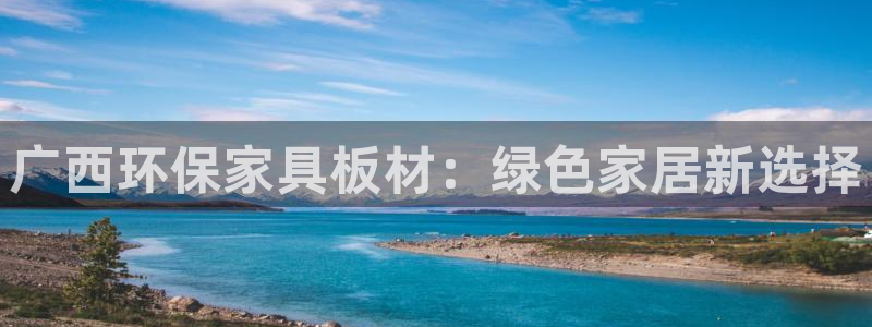 杏耀注册登录测速：广西环保家具板材：绿色家居新选择