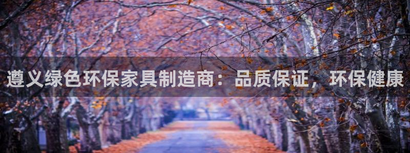 杏耀平台登录网址：遵义绿色环保家具制造商：品质保证，环保健康