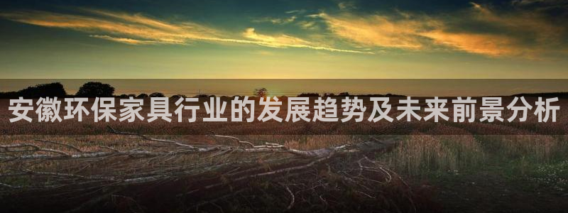 杏耀平台官方网站：安徽环保家具行业的发展趋势及未来前景分析