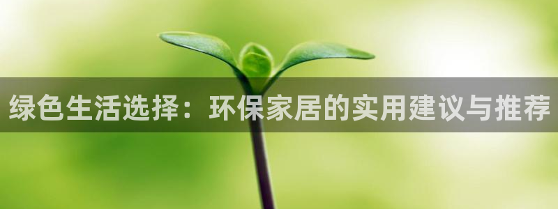 杏耀平台在线注册：绿色生活选择：环保家居的实用建议与推荐